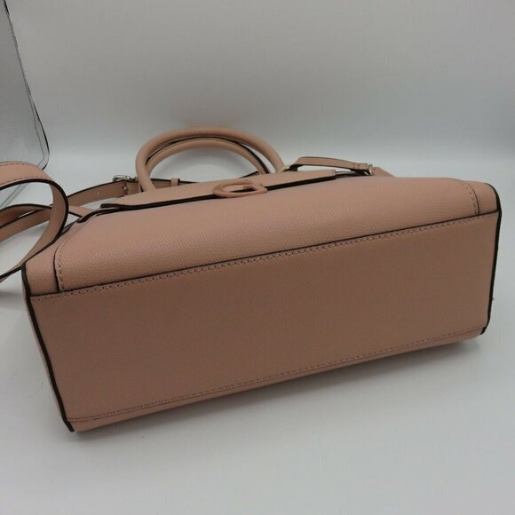 GUESS Abriella Blush Pink Animal Friendly Vegan Leather Shoulder Bag Purse NEW - Picture 6 of 6